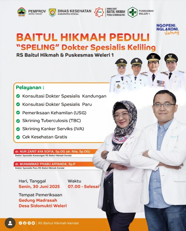Baitul Hikmah Peduli - Spelling Dokter Spesialis Keliling